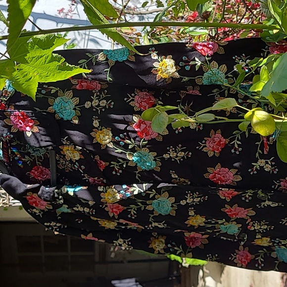 Johnny Was  Multi-Floral Embroidered Black Blazer NWT - Picture 10 of 10